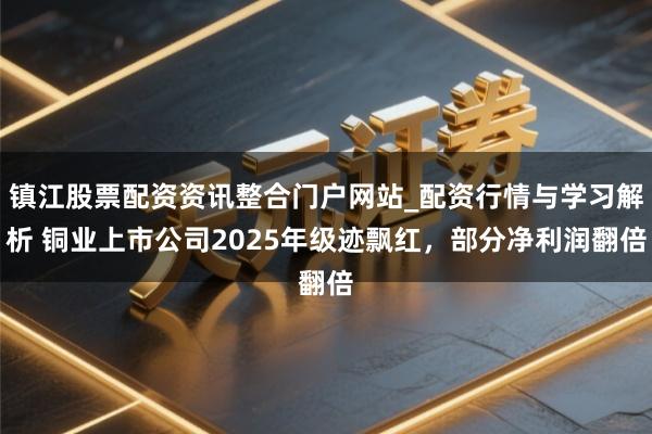 镇江股票配资资讯整合门户网站_配资行情与学习解析 铜业上市公司2025年级迹飘红，部分净利润翻倍